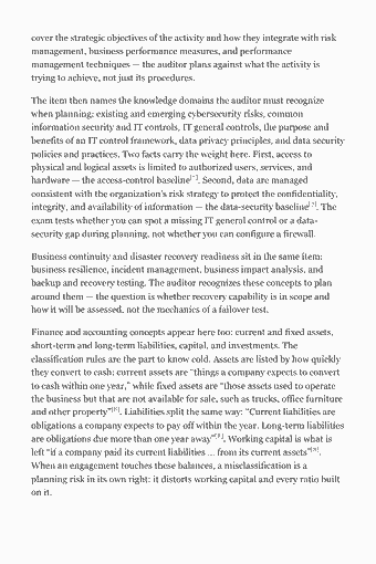 Page 9 of the CIA Part 2 Study Guide — 2026 Edition PDF — Chapter 1 — Engagement Planning: cover the strategic objectives of the activity and how they integrate with risk management, business performance measures, and performance management…