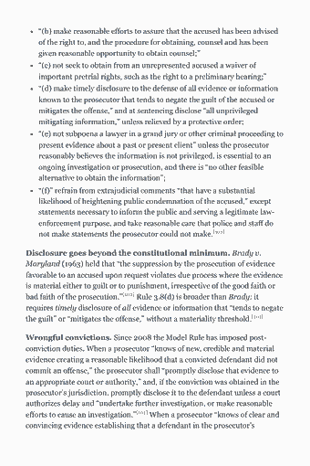 Page 135 of the MPRE Study Guide — 2026 Edition PDF — Chapter 8 — Different Roles of the Lawyer: “(b) make reasonable efforts to assure that the accused has been advised of the right to, and the procedure for obtaining, counsel and has been given…