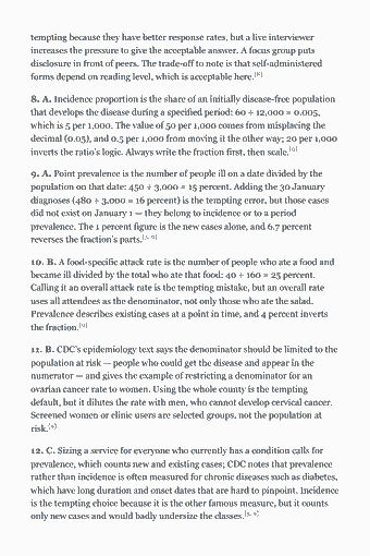Page 21 of the CHES Study Guide — 2026 Edition PDF — Chapter 1 Quiz: tempting because they have better response rates, but a live interviewer increases the pressure to give the acceptable answer. A focus group puts disclosure in…