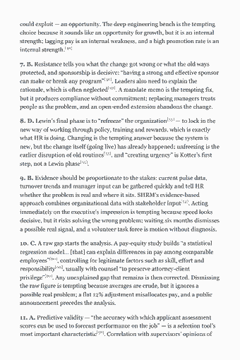 Page 54 of the SHRM-SCP Study Guide — 2026 Edition PDF — Chapter 3 — Business: could exploit — an opportunity. The deep engineering bench is the tempting choice because it sounds like an opportunity for growth, but it is an internal…