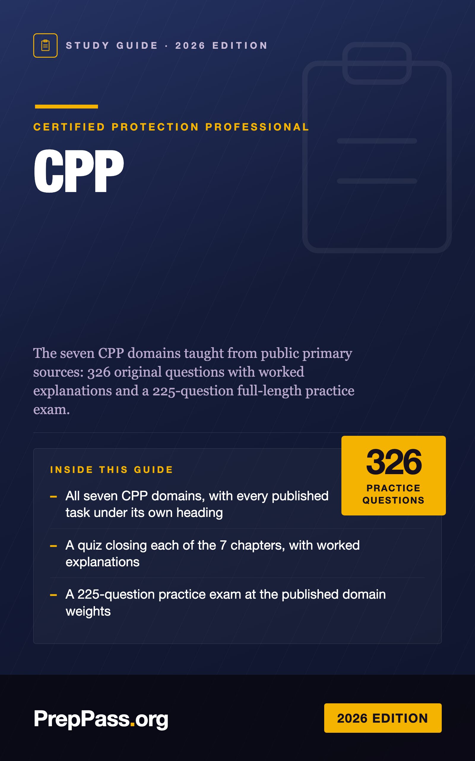 Discussion Questions Sign CPP Study Guide — 2026 Edition | PDF + EPUB | PrepPass