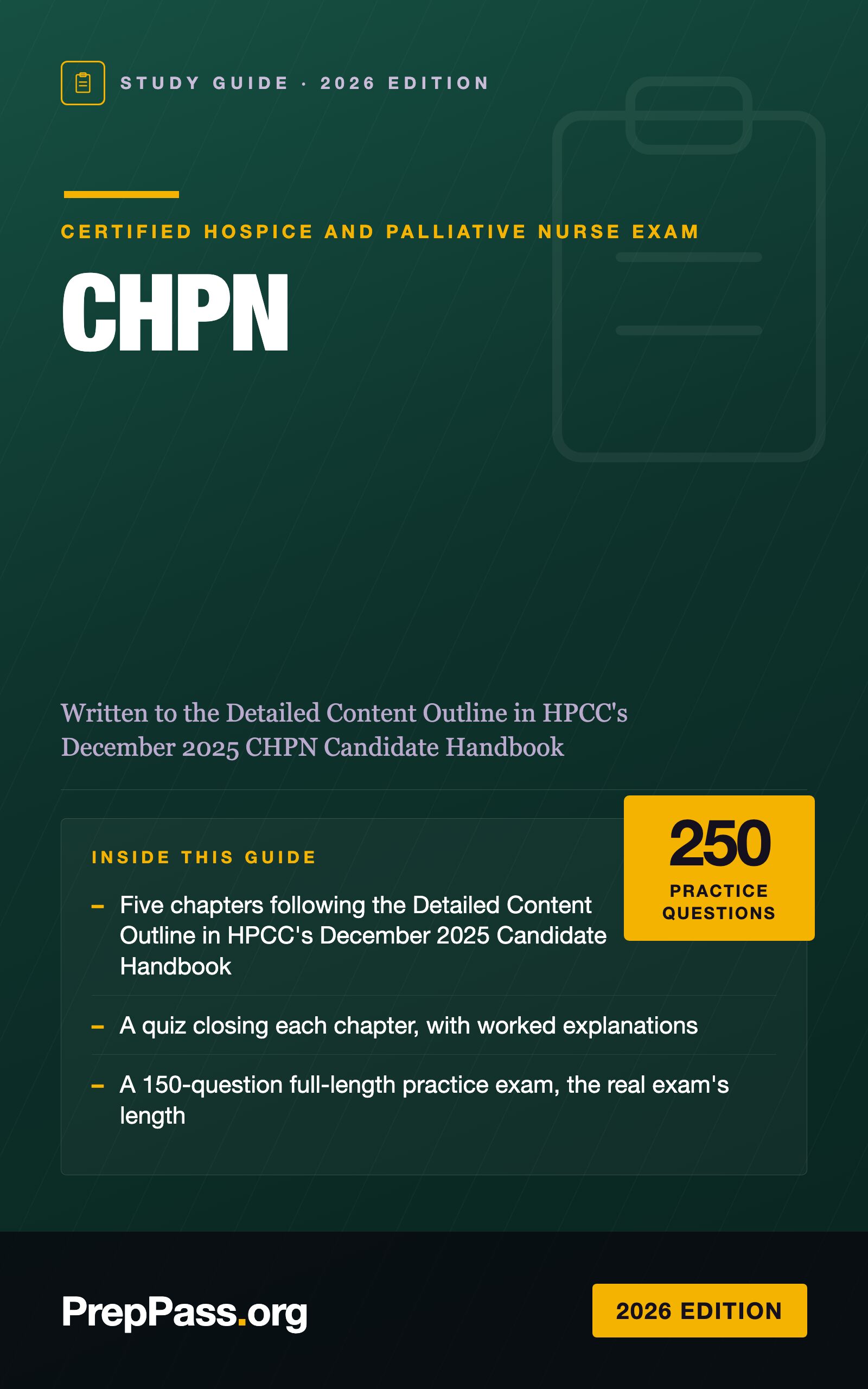 CHPN Study Guide — 2026 Edition cover