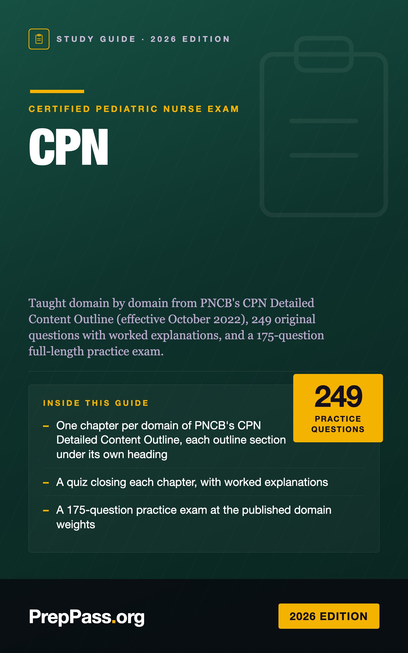 CPN Study Guide — 2026 Edition cover