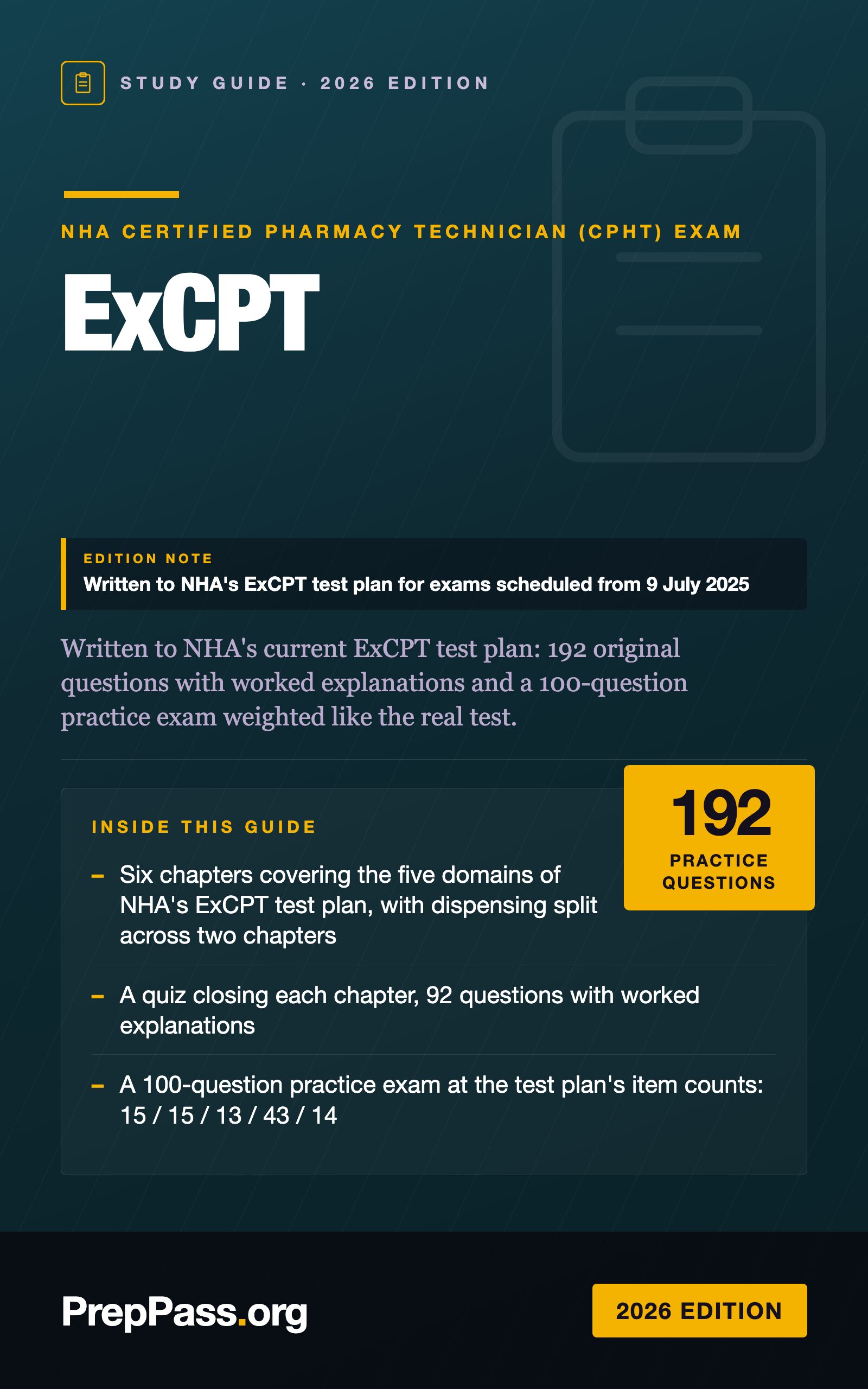 ExCPT Study Guide — 2026 Edition cover