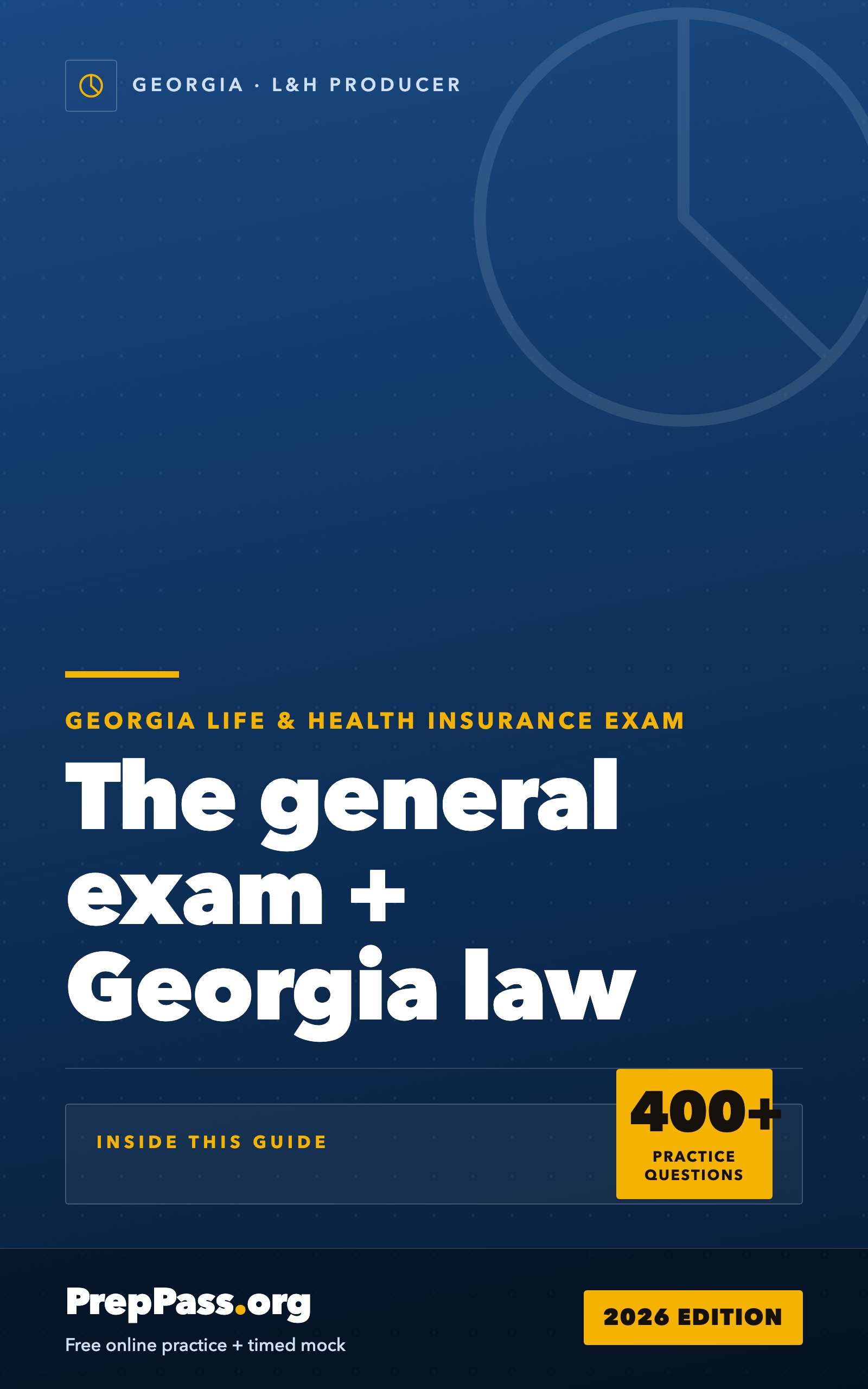 Georgia Life & Health Insurance Producer Exam — Complete Study Guide (2026) cover
