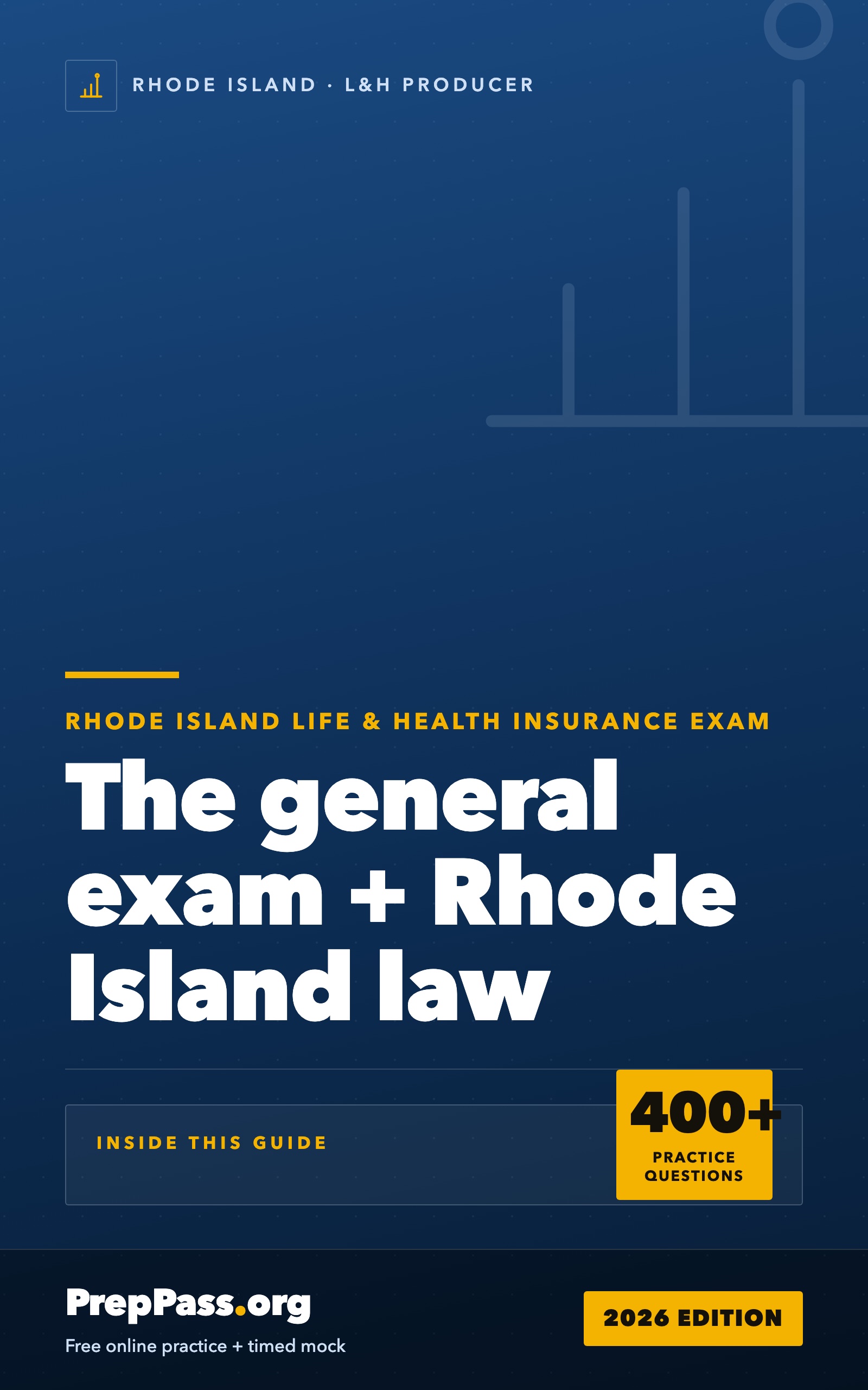 Rhode Island Life & Health Insurance Producer Exam — Complete Study Guide (2026) cover