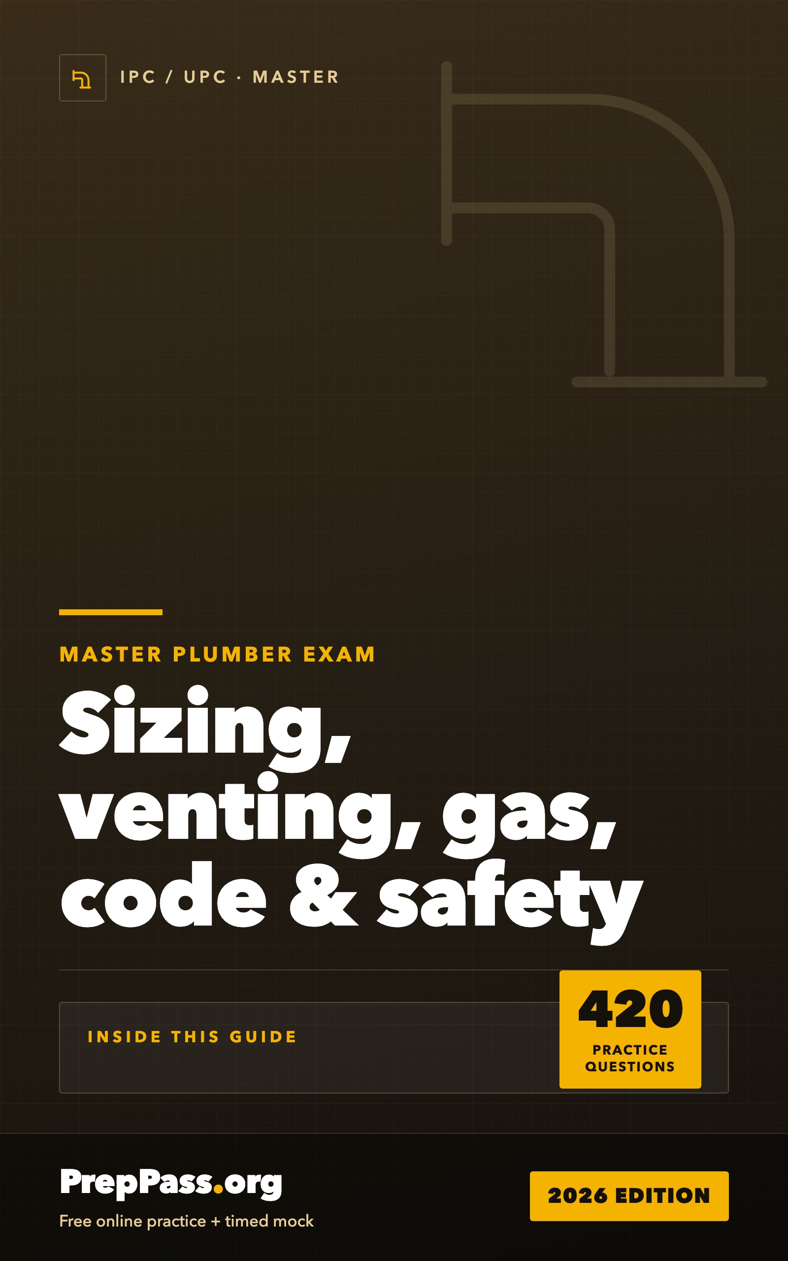 Master Plumber Exam — Complete Study Guide (2026) cover