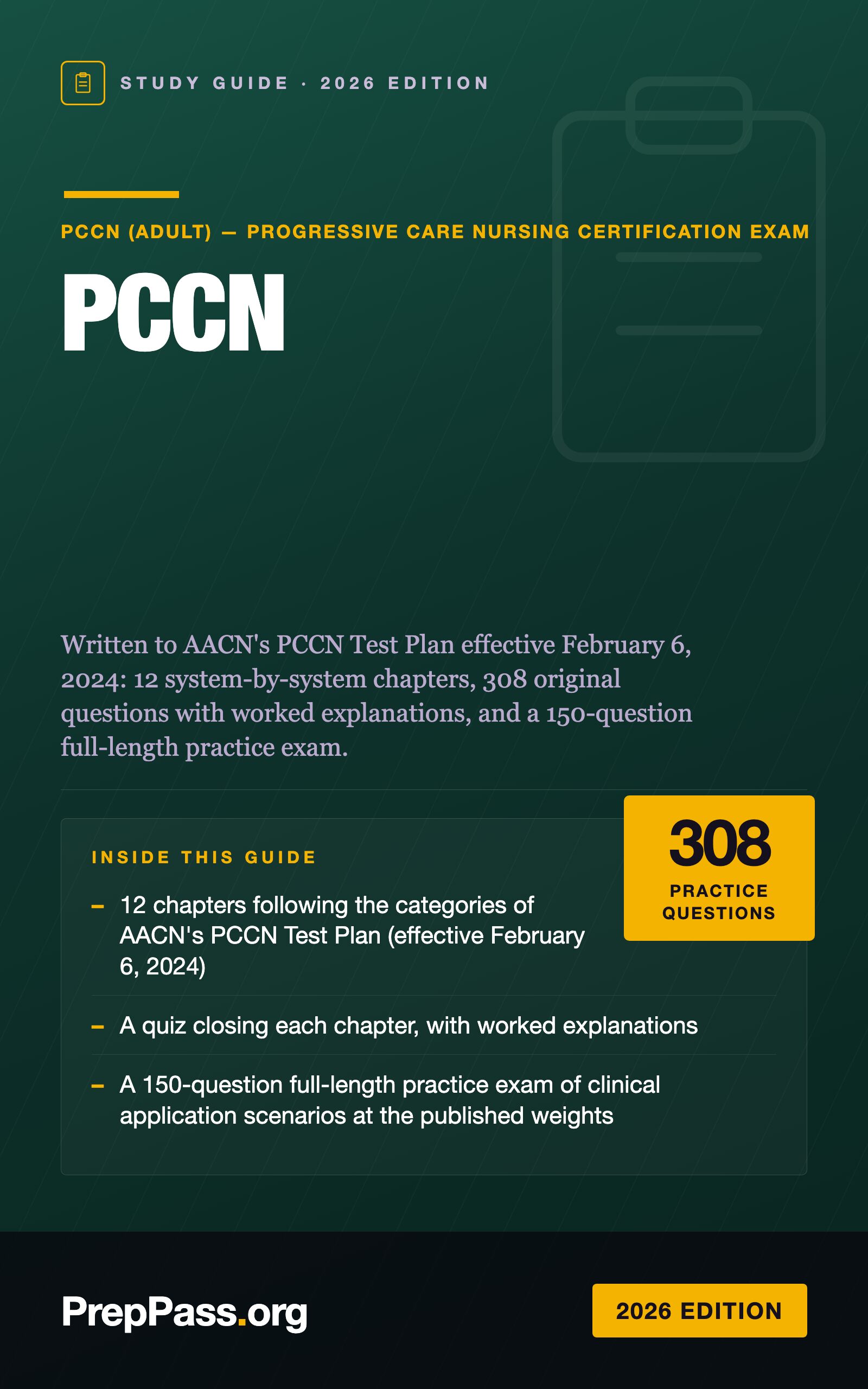 PCCN Study Guide — 2026 Edition cover